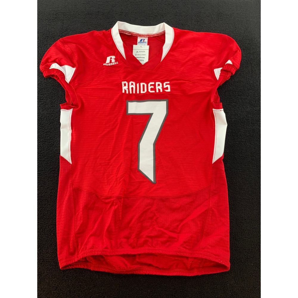 Russell Athletic‎ Raiders Football Jersey Red Number 7 Men's L G G